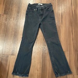 Faded black Madewell jeans